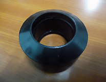 Airlock shaft rubber coupling